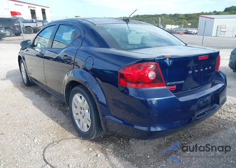 2014 Dodge Avenger Se z USA, uszkodzony, nr VIN 1C3CDZAB3EN115888